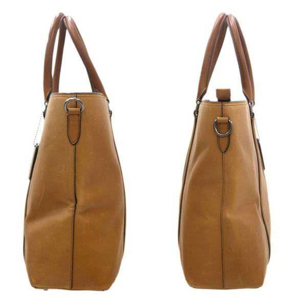COACH Brooklyn Tote Bag Tan/Brown - Picture 4 of 10